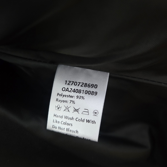 Commense Tweed Pockets Loose Coat Gray Size Small NWT - Picture 6 of 6